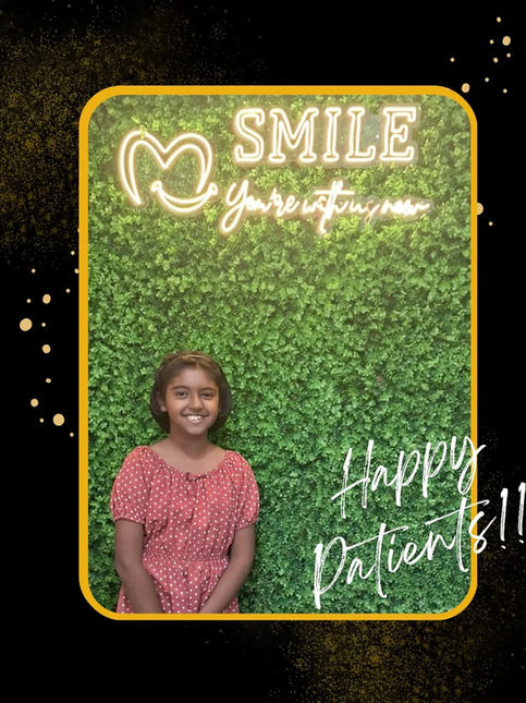 Happy patient after wisdom tooth care at Smile Squad