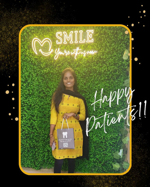 Smile transformation result at Smile Squad Dental Clinic