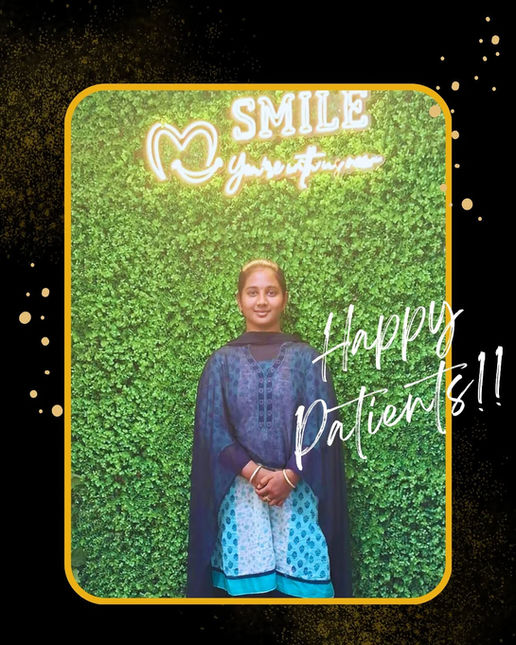 Beautiful smile result from dental veneers in Medavakkam