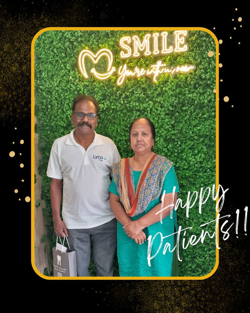 Happy patient showing aligned teeth at Smile Squad Dental Clinic