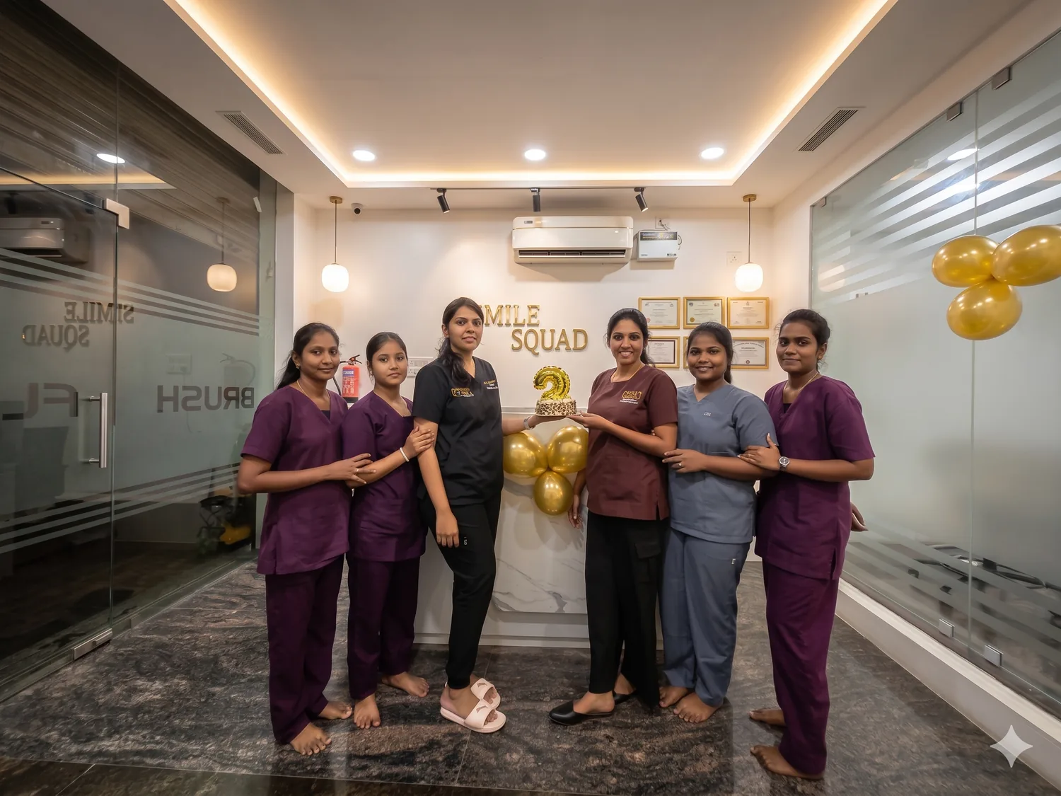 Smile Squad Dental Clinic team